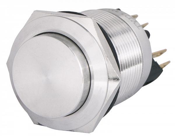 Кнопка металлическая АСКО-УКРЕМ с фиксацией 1НВ+1НЗ TYJ22-321 (A0140010127)