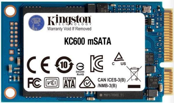 SSD-накопитель Kingston KC600 256GB mSATA SATAIII 3D TLC (SKC600MS/256G)