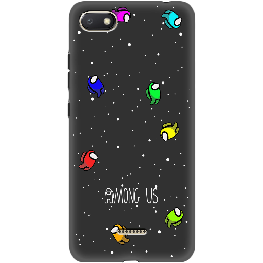 Чехол Boxface Xiaomi Redmi 6A Among Us Invisible Черный силикон (34811-bk76-35160)