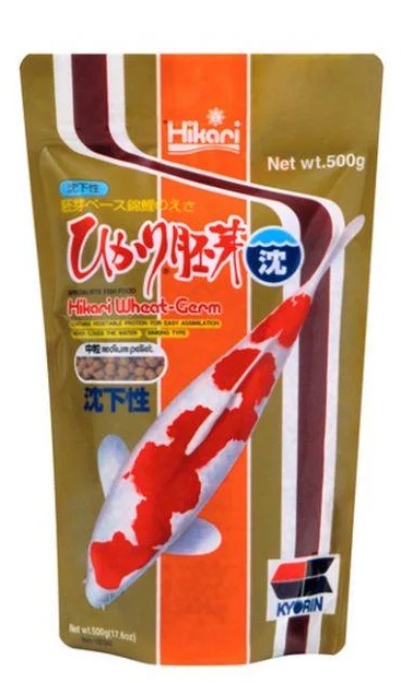 Корм Hikari KOI Wheat-Germ Formula Sinking M середні тонули пеллети високопоживний склад для холодного періоду 15 кг (Hikari35388)