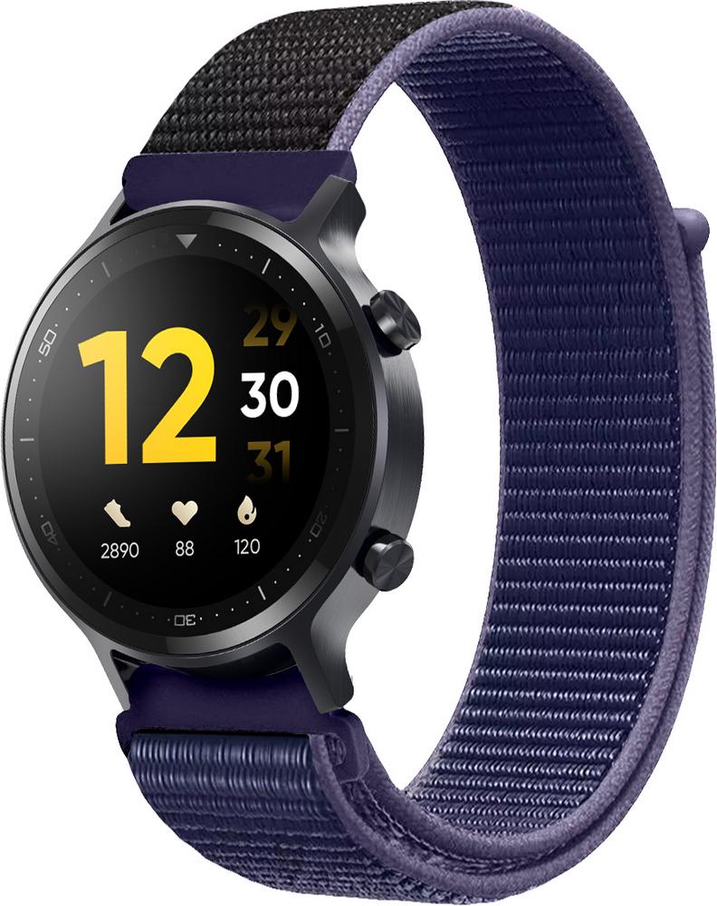 Ремешок нейлоновый Sport Loop для Realme Watch S Pro Midnight Blue (23735-4D)