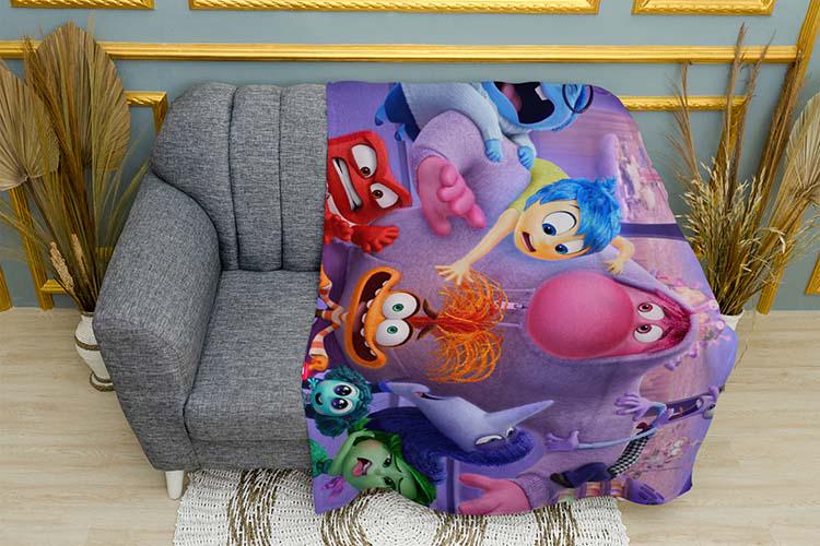 Плед Inside out 2 Many emotions плюш однослойный 135х150 см (114060)