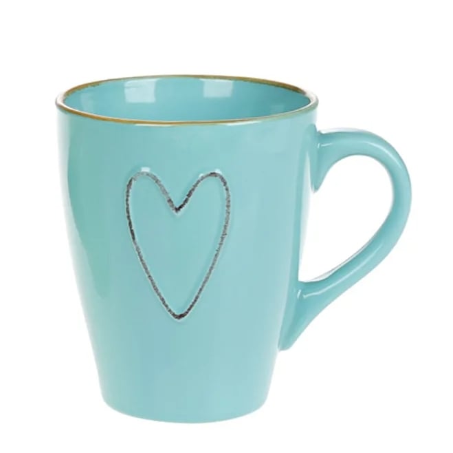 Чашка керамическая Flora Сердце 0,34 л (31741)
