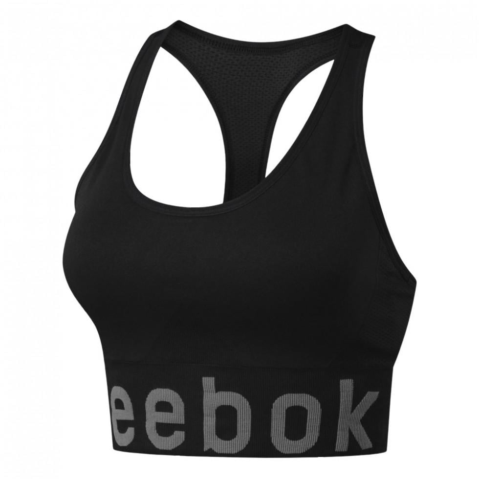 Бра-топ женский Reebok Workout Seamless GD9984 2XS Черный