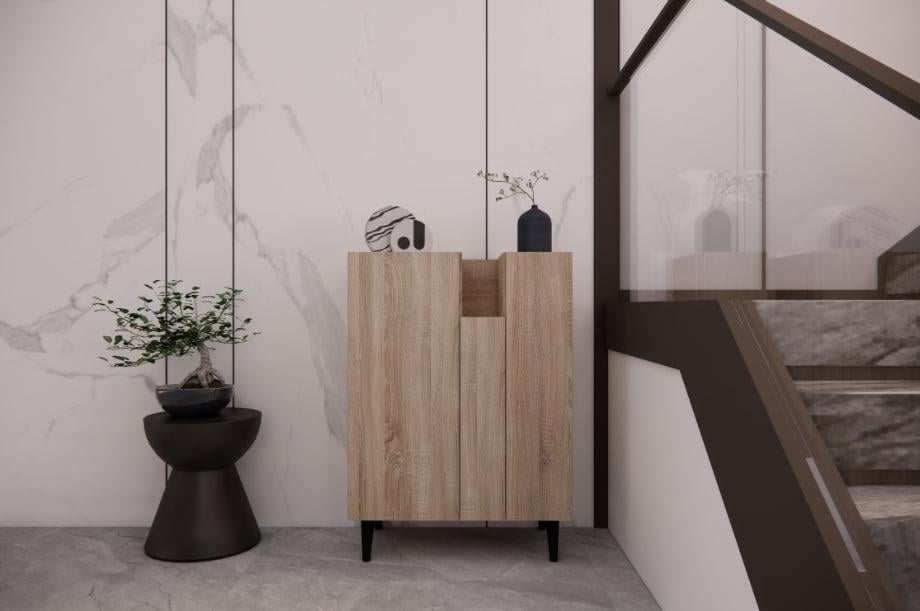 Комод з дверцятами та центральним висувним модулем (RM2F1K800DSDS)