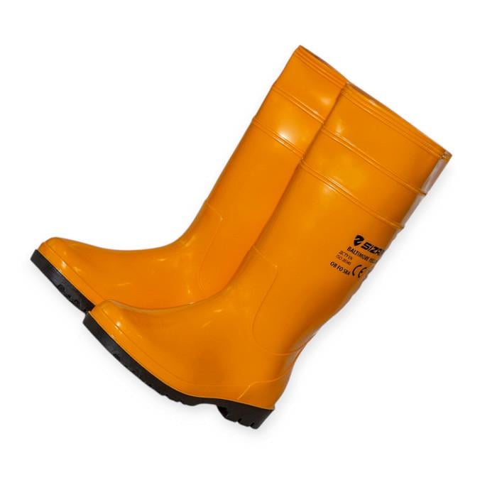 Чоботи захисні Sizam Baltimore-Light маслобензостійкі кислотно-лугостійкі ПВХ р. 39 Жовтий (2684183548)