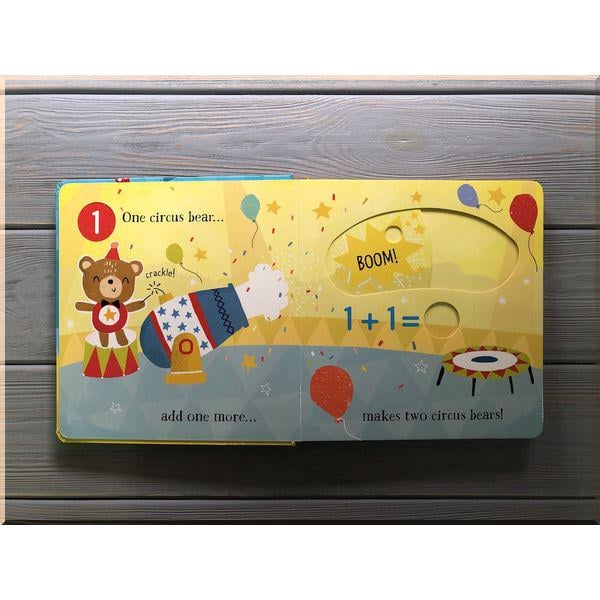 Книга Usborne "First Maths Slide and See Adding" Alex Willmore/Hannah Watson (ISBN:9781474922258) - фото 3