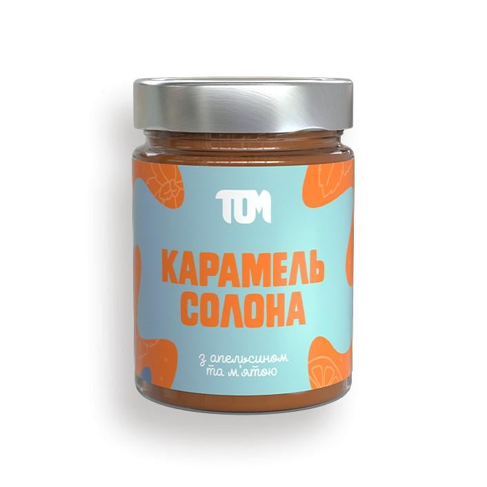 Карамель соленая ТОМ с апельсином и мятой 330 г
