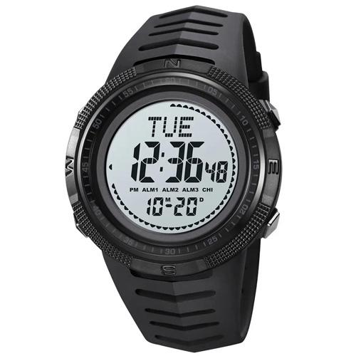 Часы наручные мужские Skmei 2147BKWT 5 Bar 48 мм Black (595396)