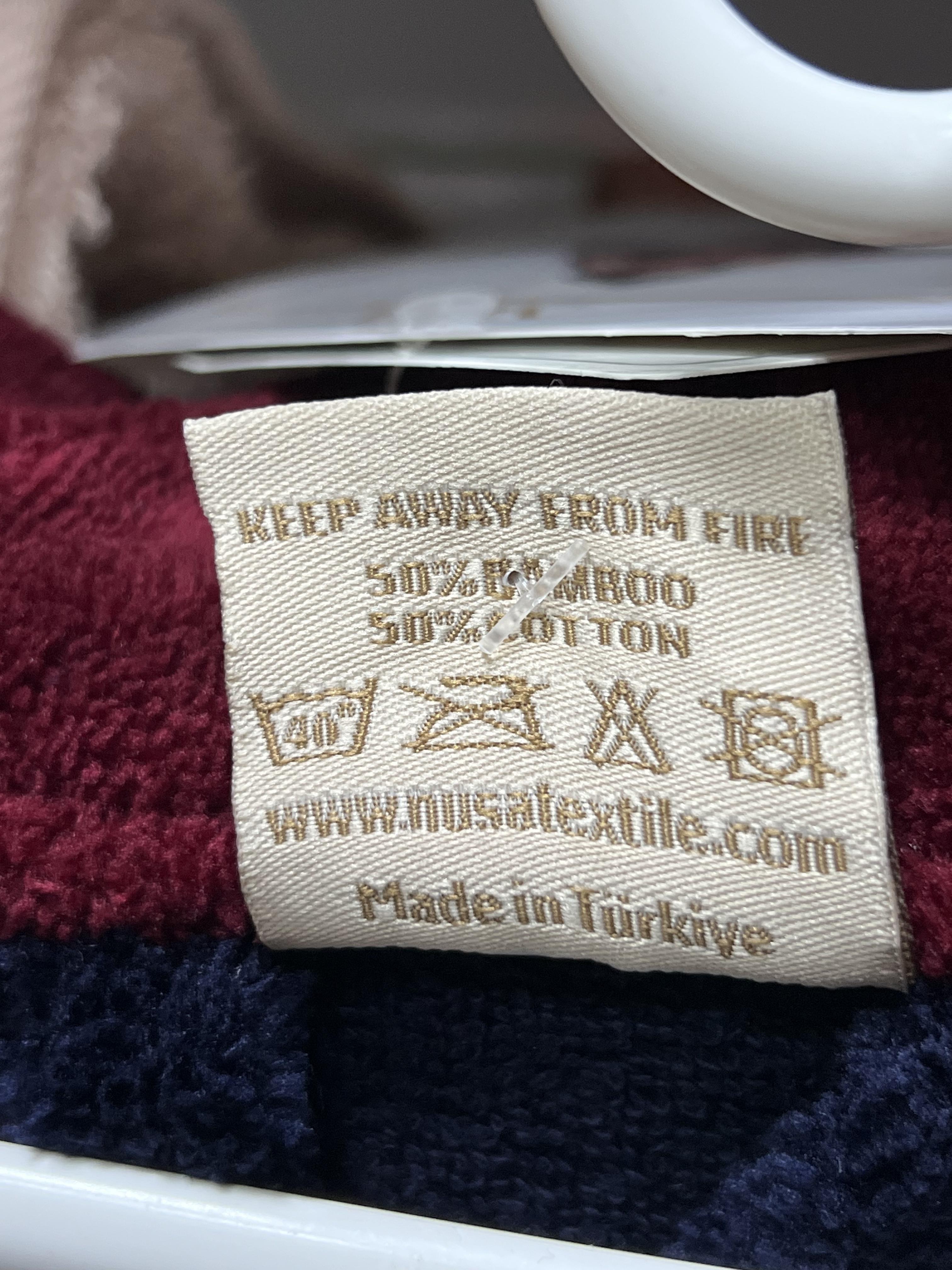 Халат мужской Nusa велюровый бамбук/хлопок 2XL Темно-синий (2711630302) - фото 6