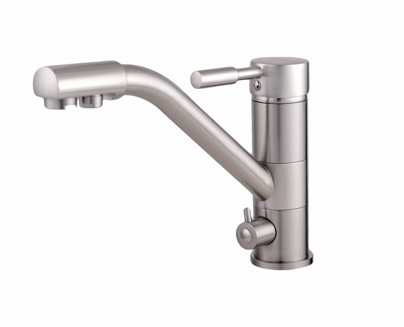 Смеситель для кухни под осмос Globus Lux GLLR-0555-8-STSTEEL