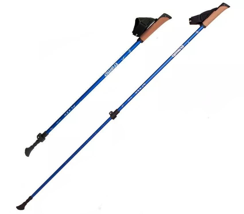Палки для скандинавской ходьбы Tramp TRR-010 Flash Alu 7075 84-135 см пара Синий (TRR-010)
