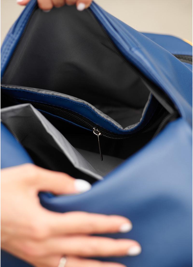 Рюкзак женский Sambag Rene Double 37х31х14 см Желто-голубой (27151116r) - фото 2