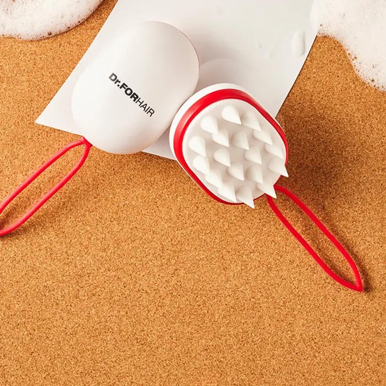 Щітка силіконова масажна Dr.FORHAIR Cleansing Scalp Brush для миття голови (1718973996) - фото 2