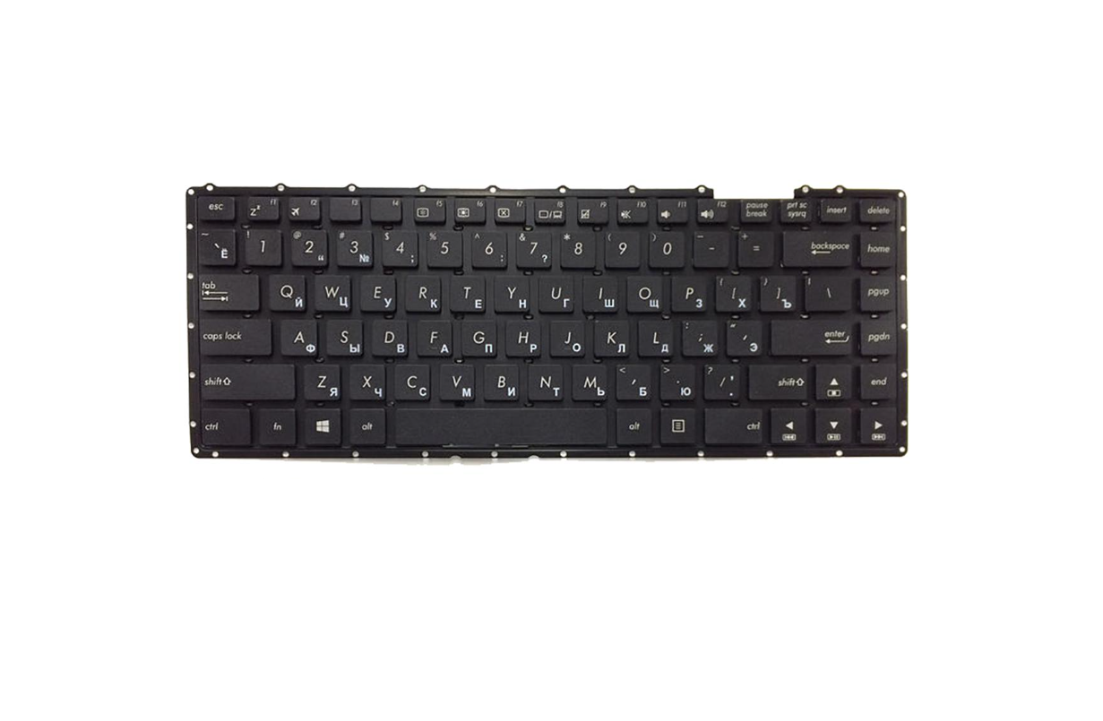 Клавиатура для ноутбука Asus R455 R455LF матовая (0KNB0-4135RU00)
