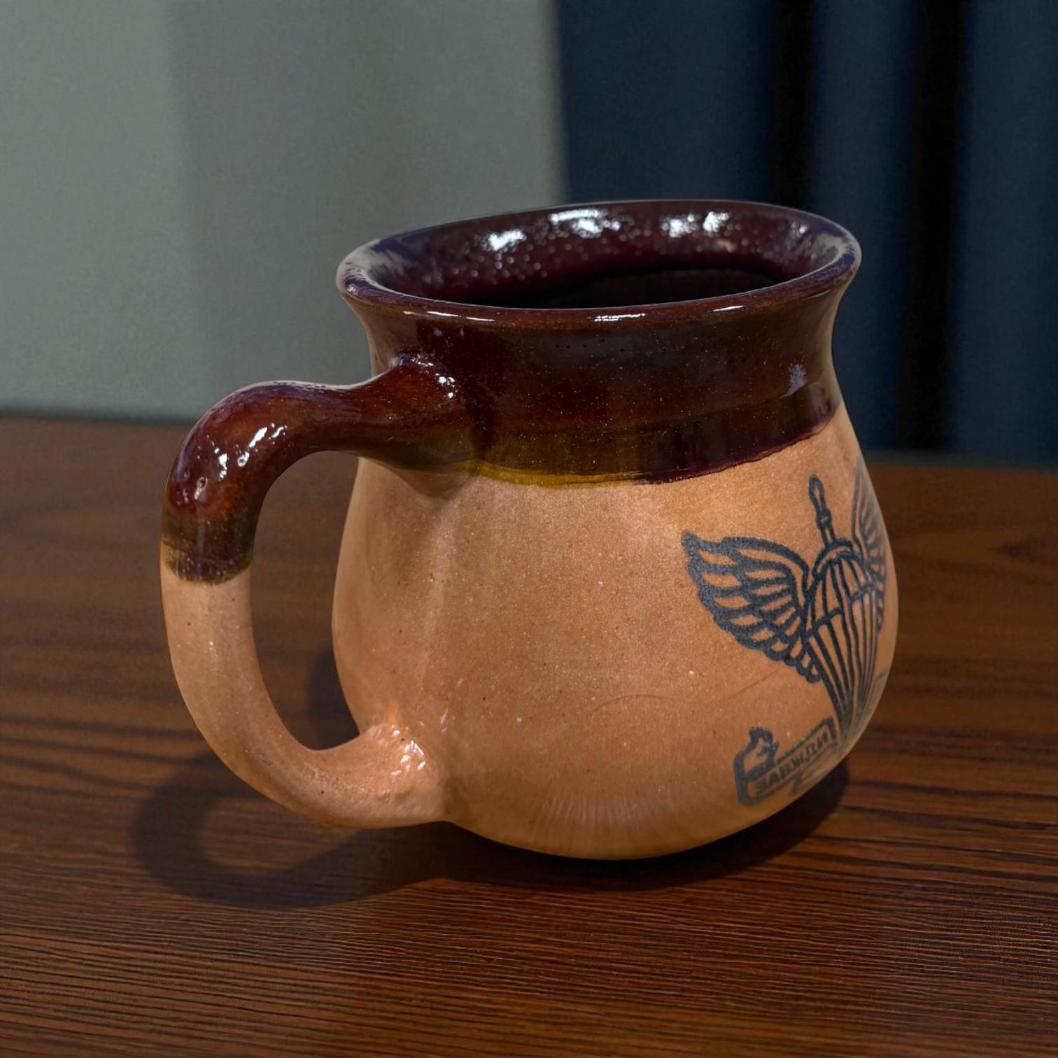 Чашка ДШВ ручная работа 450 мл Красный (28926817) - фото 3 Чашка ДШВ ручная работа 450 мл Красный (28926817) - фото 3