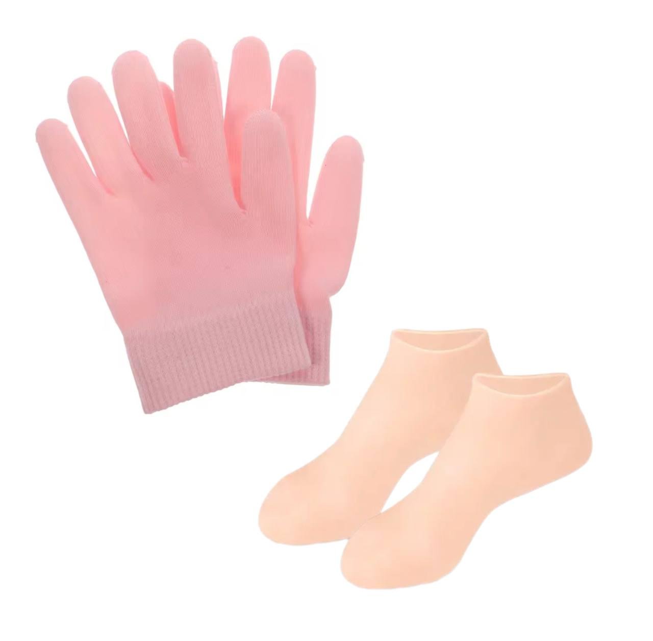 Набор увлажняющий силиконовые носочки перчатки для рук