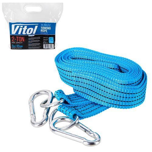 Трос буксирувальний ST215B/ТР-208-2-2 2т стрічка 45 мм 5,0 м/карабін/у кульку Синій - фото 8 Трос буксирувальний ST215B/ТР-208-2-2 2т стрічка 45 мм 5,0 м/карабін/у кульку Синій - фото 8