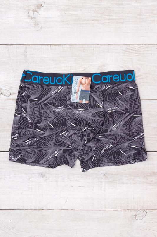 Труси-боксери чоловічі Носи Своє з абстрактним принтом Plus Size 4XL Графітовий (15975)