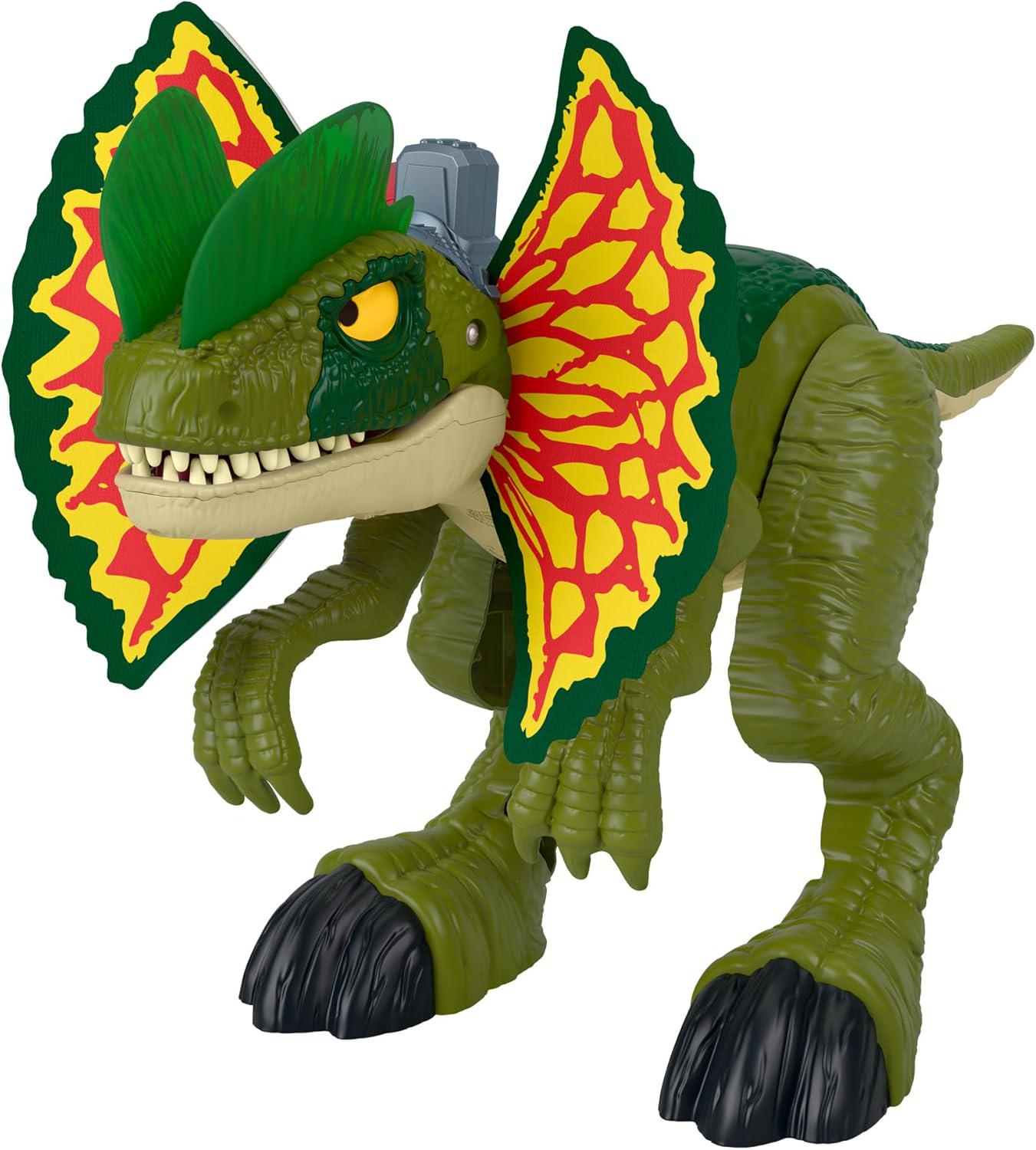 Дитяча ігрова фігурка Imaginext Jurassic World Dilophosaurus Fierce Launchin (669632126) - фото 8 Дитяча ігрова фігурка Imaginext Jurassic World Dilophosaurus Fierce Launchin (669632126) - фото 8