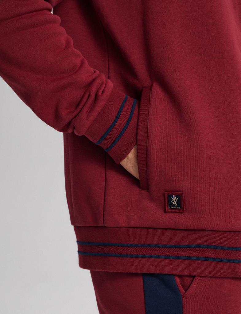 Толстовка чоловіча Diverse SNAPCREST XXL Бургунді (5902598948908) - фото 4 Толстовка чоловіча Diverse SNAPCREST XXL Бургунді (5902598948908) - фото 4