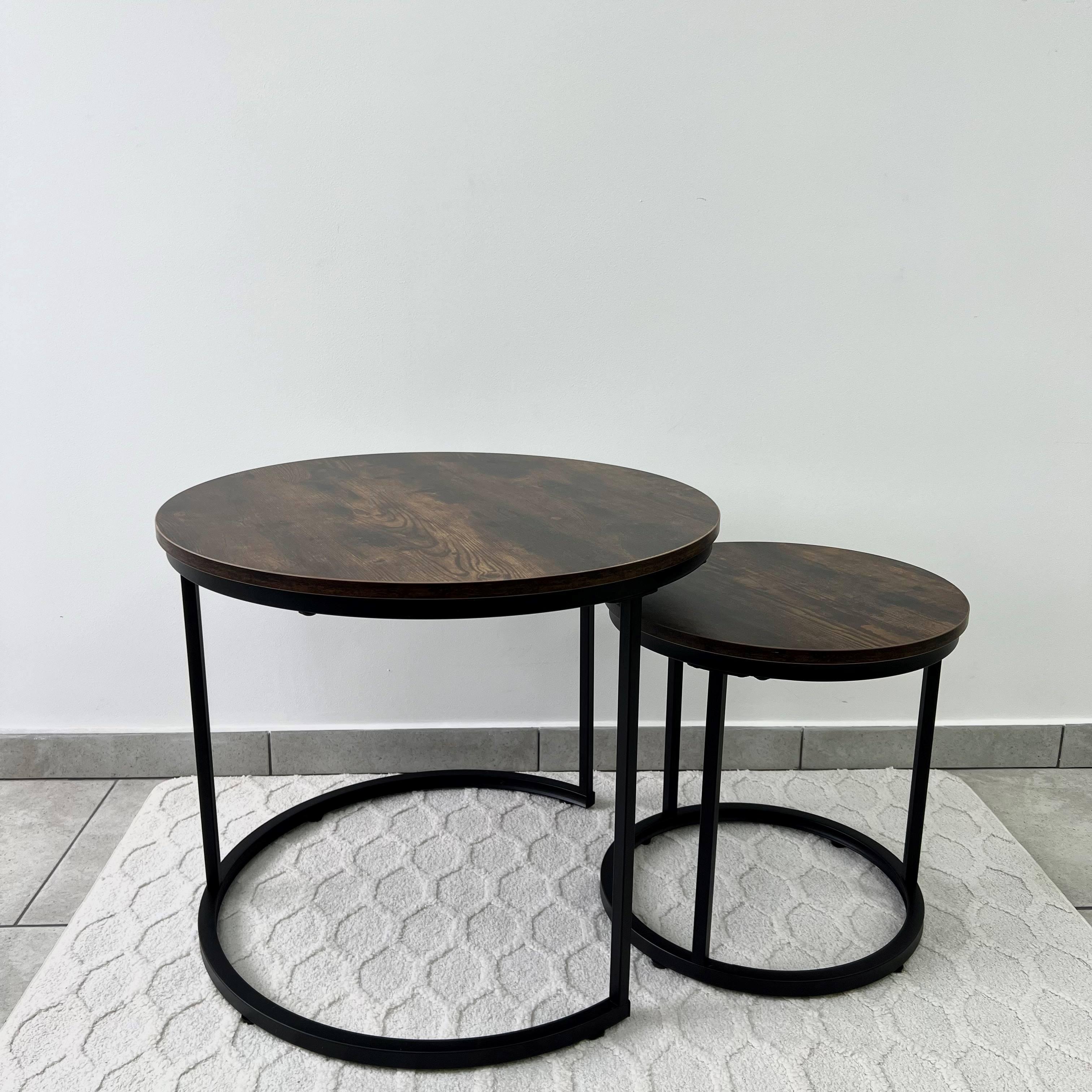 Комплект журнальных столиков LUMINARIA TWIN 2шт. Орех (29669003) - фото 3