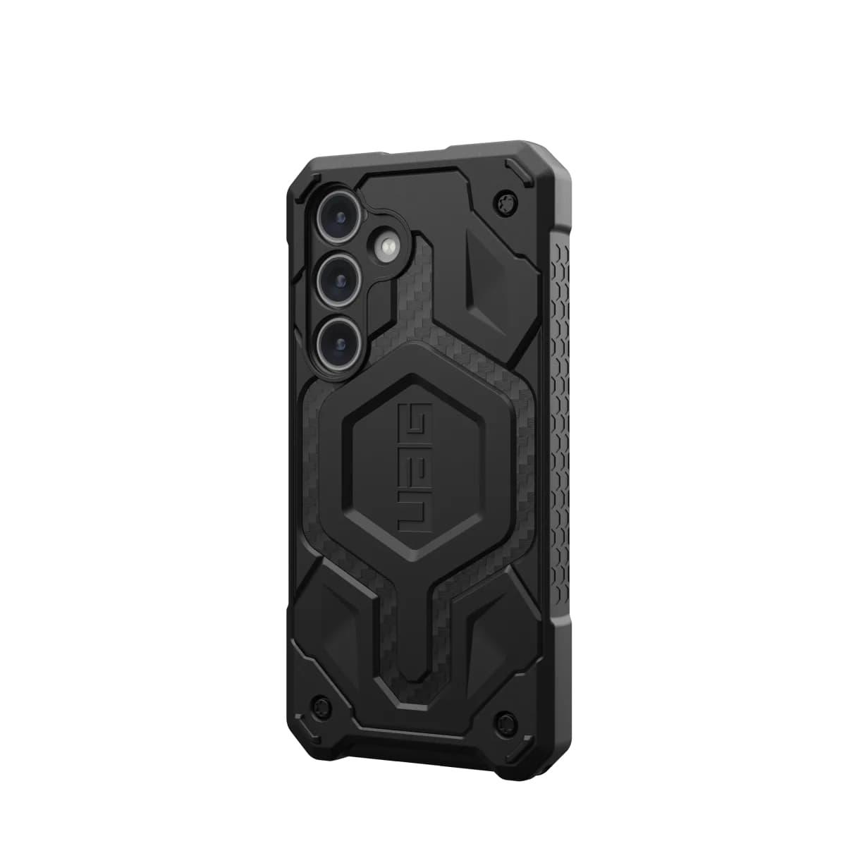 Чохол накладка для телефону UAG Monarch Samsung Galaxy S24 Black Carbon - фото 3