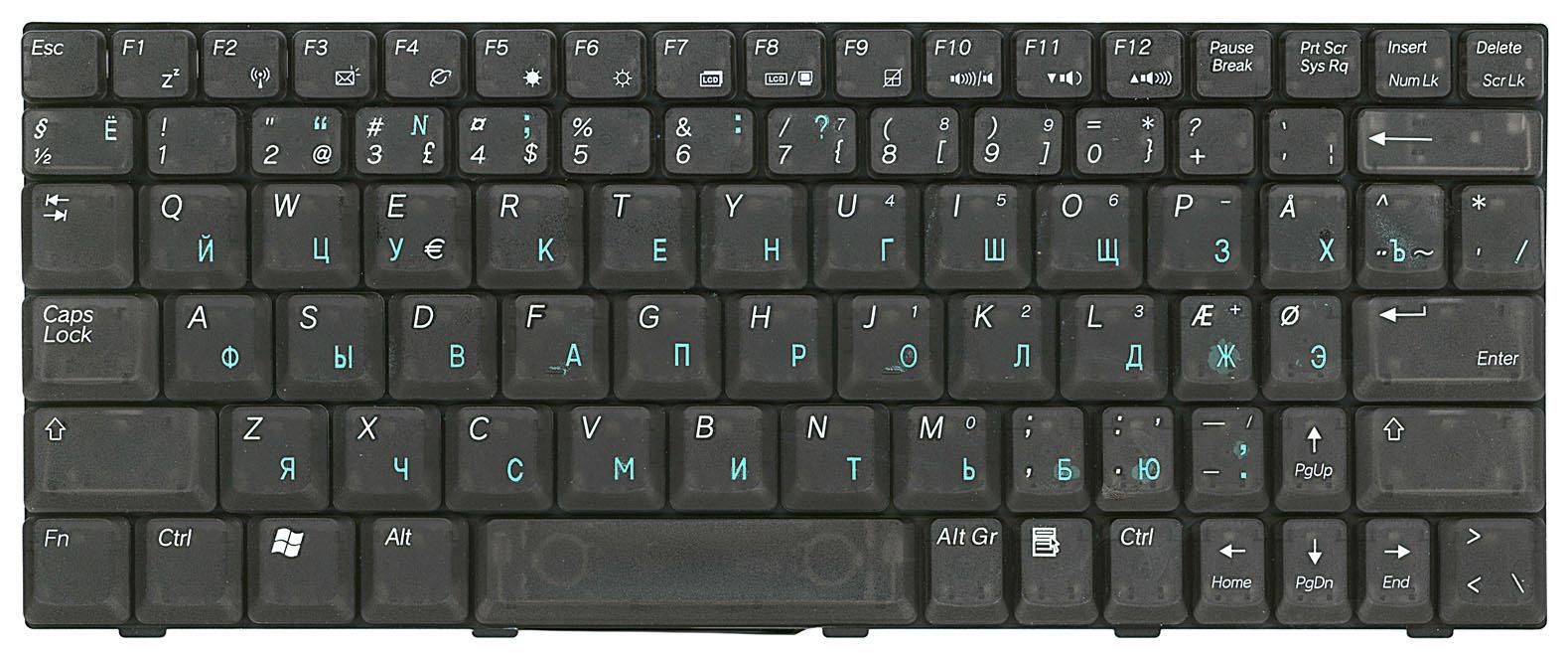 Клавиатура для ноутбука Asus M5200N Black