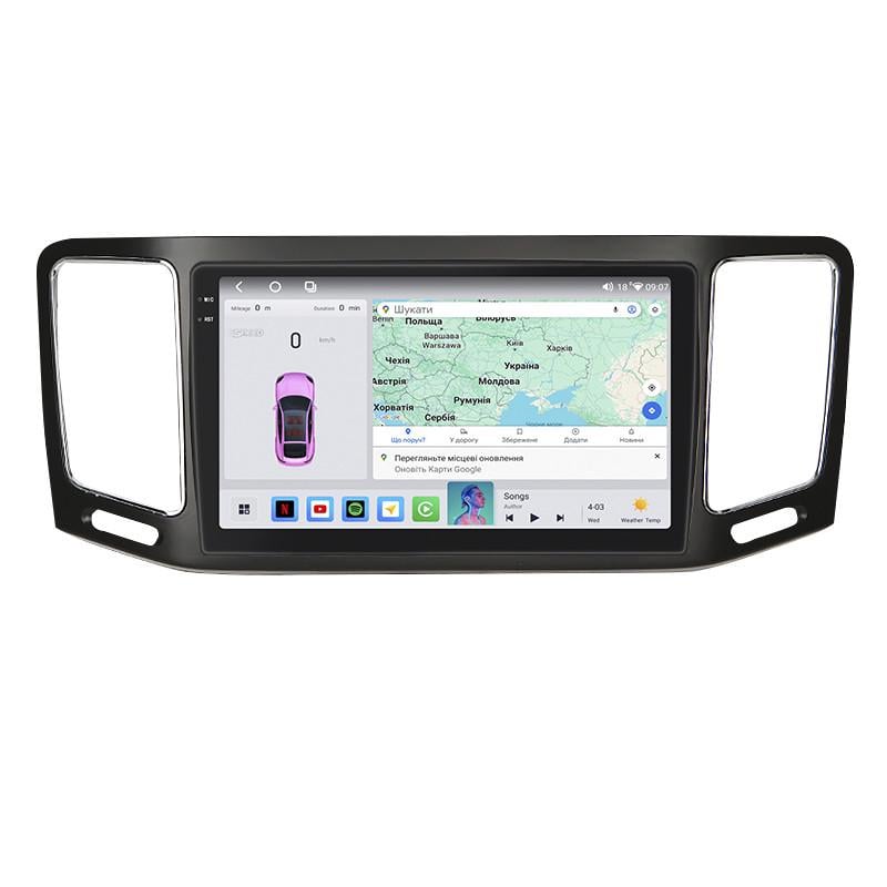 Автомагнитола штатная Lesko для Seat Alhambra II 2010-2015 4/64 QLED CarPlay 4G Wi-Fi GPS Prime 9" (22391813)
