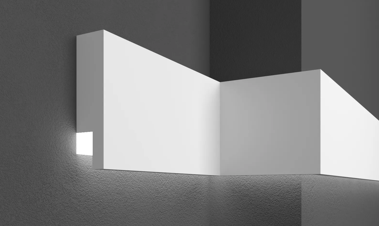 Молдинг фасадный Prestige Decor MC 303 led 2000 мм (2330274158)