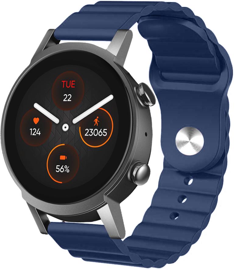 Ремешок Wave для Mobvoi TicWatch E3 Dark Blue (26771-5D)