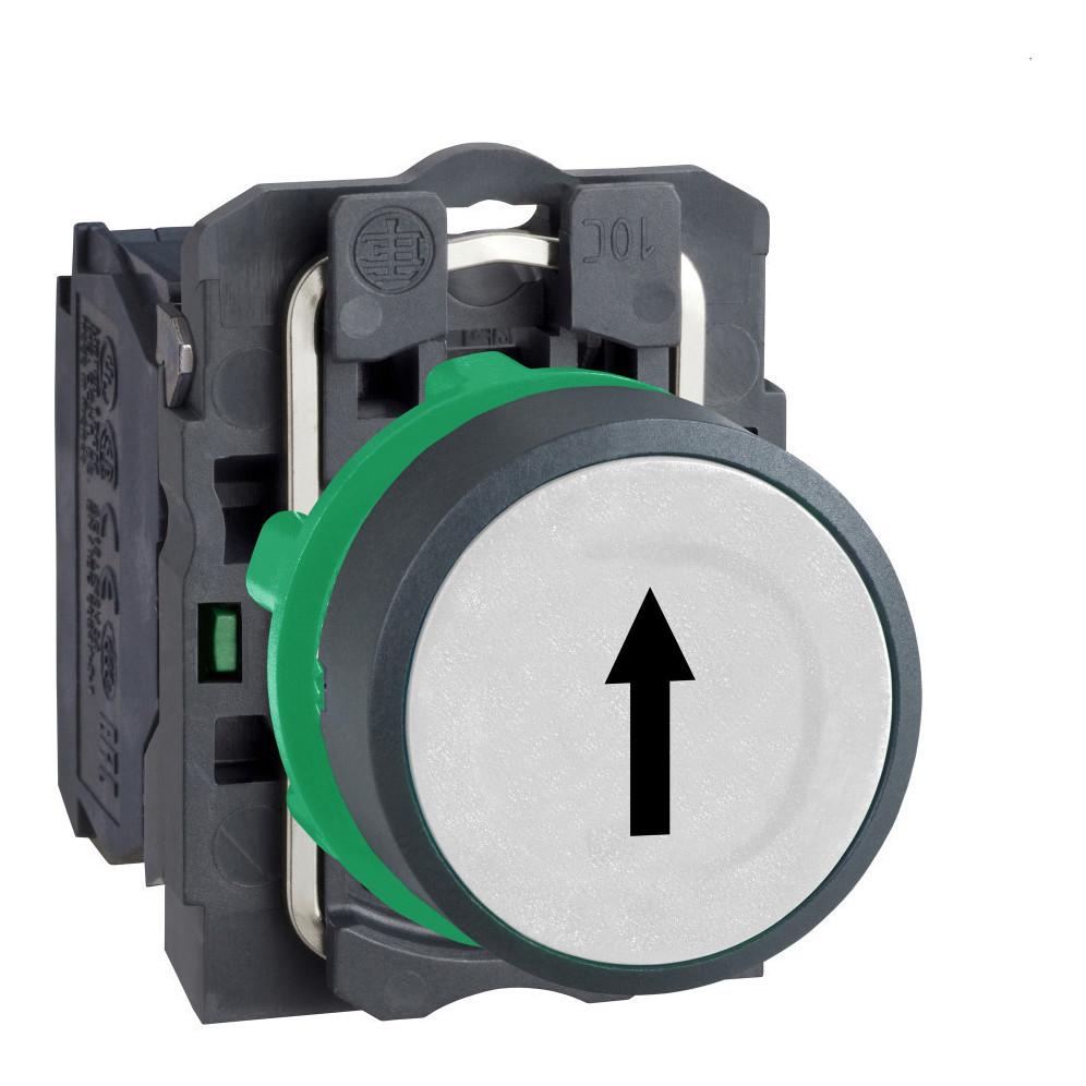 Кнопка управления Schneider Electric Harmony XB5 1NO 22 мм Белый (XB5AA3341)