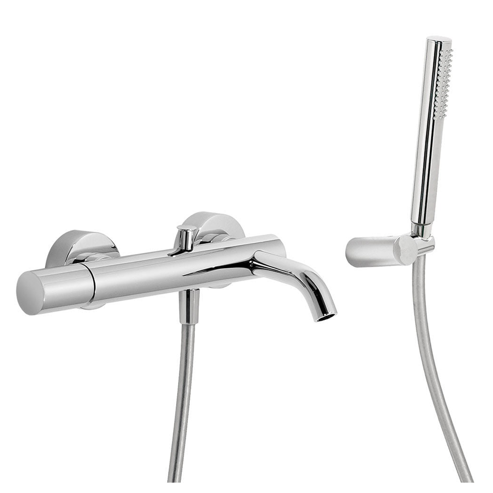 Смеситель для ванной Tres Study Exclusive с ручным душем Хром (26117001) Смеситель для ванной Tres Study Exclusive с ручным душем Хром (26117001)