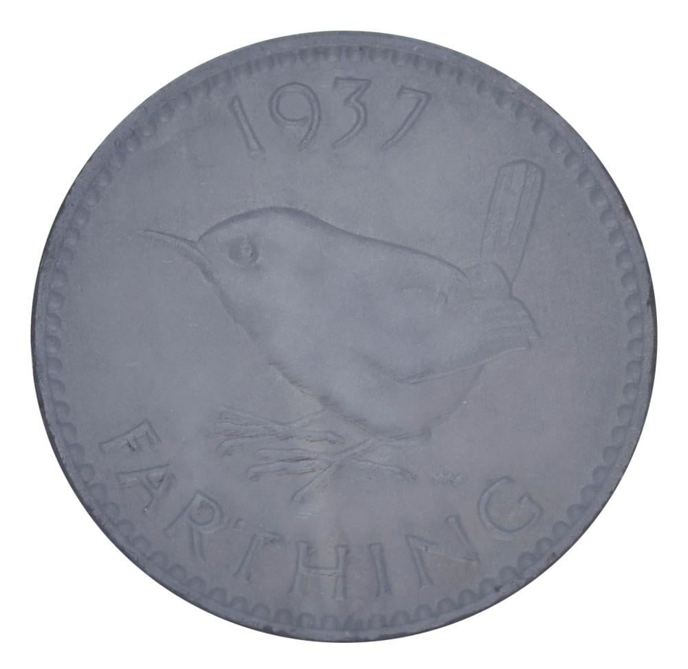 Коллекционная монета Великобритания 1 фартинг 1937 F-VF (М20892)
