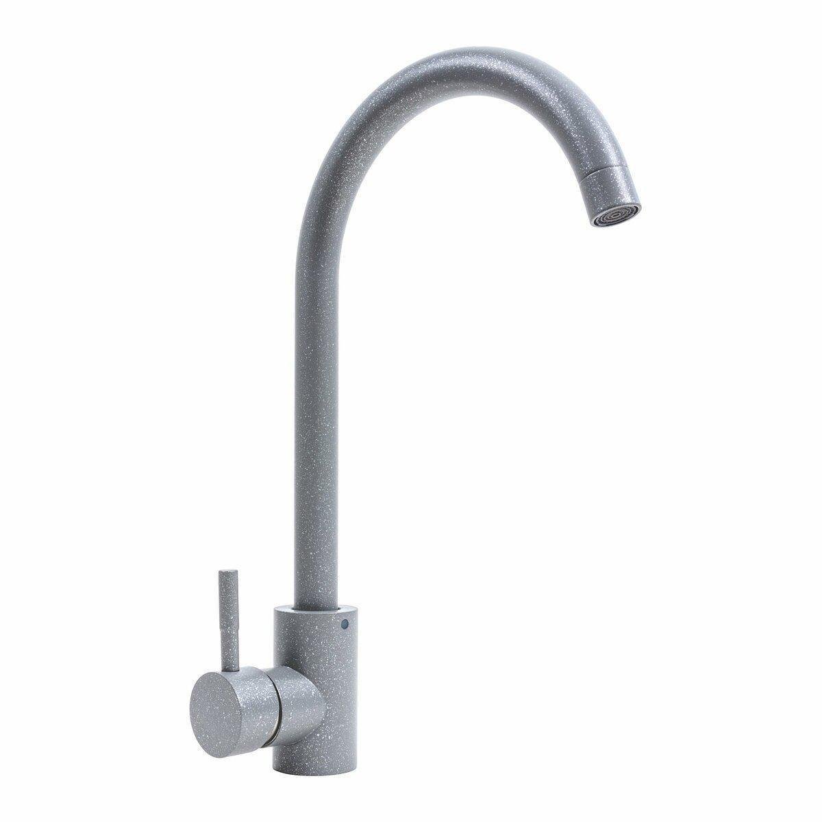 Смеситель кухонный Platinum 56 B NESP 3008 А Серый металлик (PLTM-SP000040901)