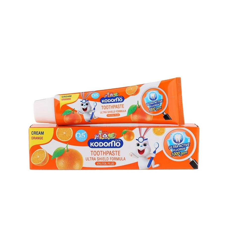 Детская зубная паста Kodomo гигиеническая с экстрактом апельсина 40 г (8850002015227)