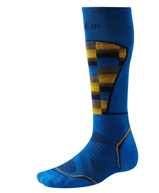 Шкарпетки Smartwool Men's PhD Ski Medium XL Pattern Bright Blue (31038)