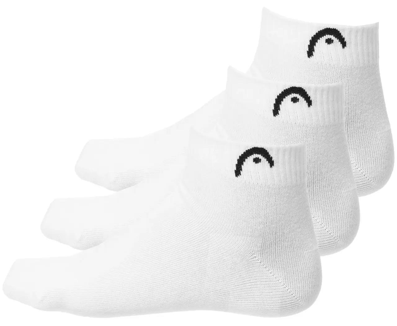 Шкарпетки чоловічі Head All Sports Training Quarter 3P р. 43-46 Білий (701229017-002 43-46)