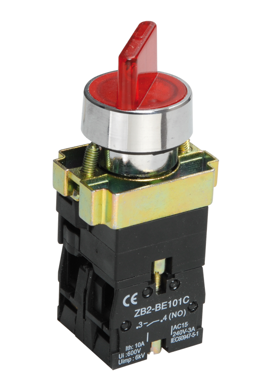 Переключатель IO УЭК LAY5-BK2465 1NO+1NC 22 мм 2 положения Красный (BSW90-BK-2-K04) Переключатель IO УЭК LAY5-BK2465 1NO+1NC 22 мм 2 положения Красный (BSW90-BK-2-K04)