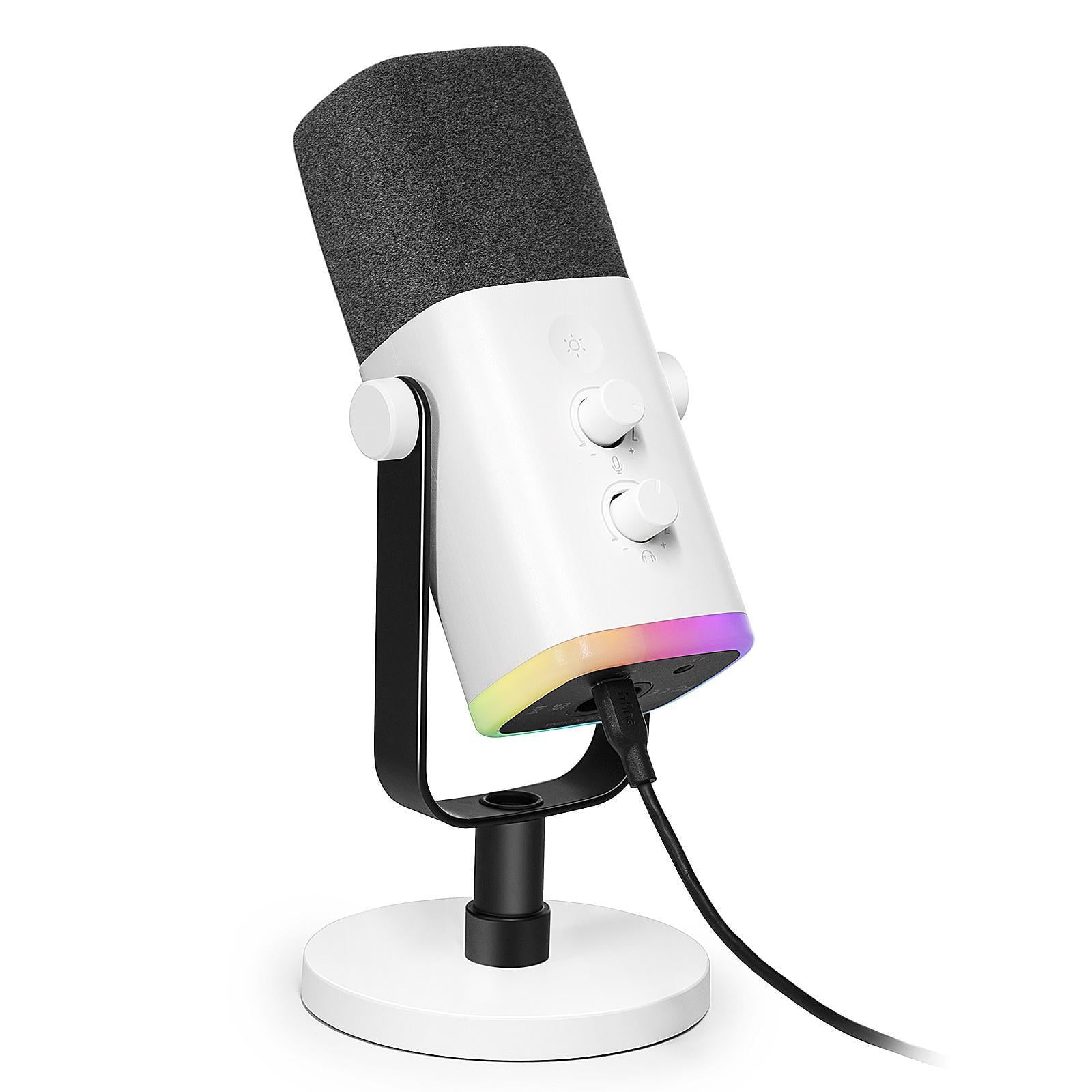 Микрофон динамический FIFINE AM8 с USB/XLR RGB Микрофон динамический FIFINE AM8 с USB/XLR RGB
