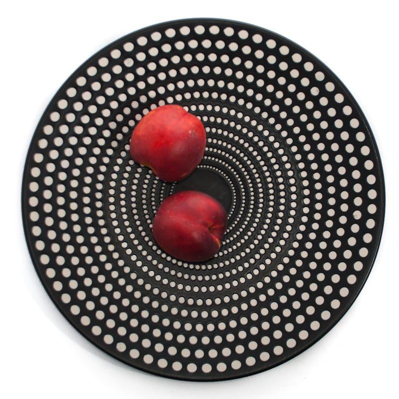 Тарілка підставна Bastide Galaxy з кераміки із сучасним дизайном 31 см Чорний (269059-1) - фото 2