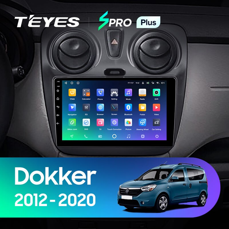 Автомагнитола штатная Teyes SPRO Plus для Renault Dokker 2012-2020 Android SPRO PLUS 6+128G Wi-Fi/4G (1737810908) - фото 3 Автомагнитола штатная Teyes SPRO Plus для Renault Dokker 2012-2020 Android SPRO PLUS 6+128G Wi-Fi/4G (1737810908) - фото 3