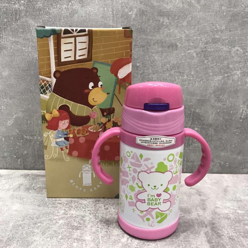 Термос-поилка детская Stenson MT-3451 с ручками 350 мл Розовый/Белый (1724169063) - фото 1 Термос-поилка детская Stenson MT-3451 с ручками 350 мл Розовый/Белый (1724169063) - фото 1