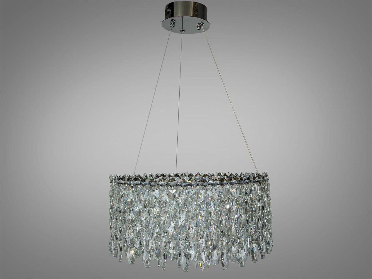 Люстра светодиодная для гостиной 582/500CH 66 Вт хрусталь Хром (2901838221)