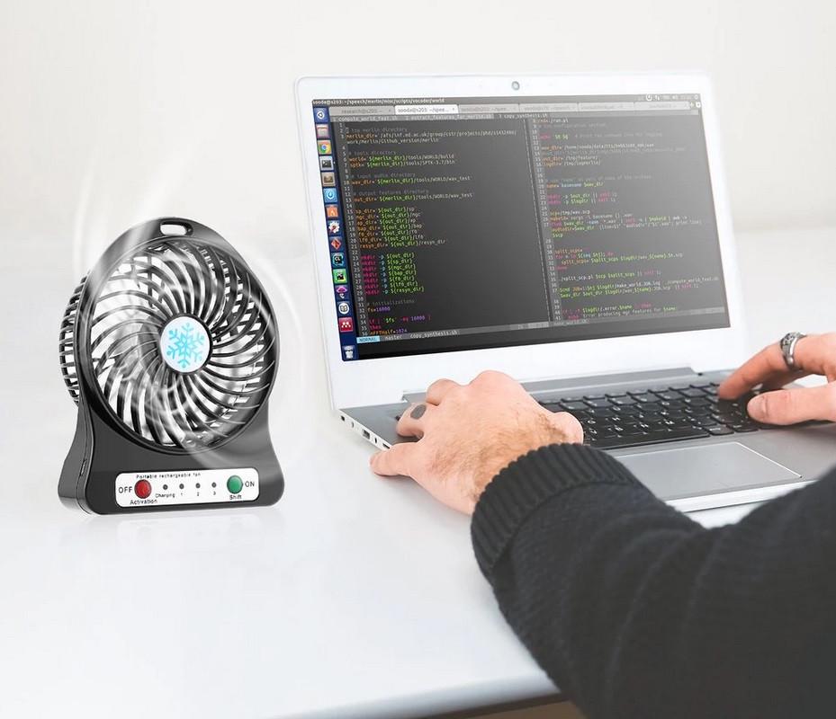 Міні-вентилятор від USB або від батареї - фото 7