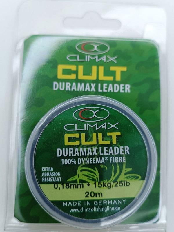 Шок-лидер Climax Duramax Leader 15 кг/25lb 20 м 0,18 мм Красно-коричневый (9943)