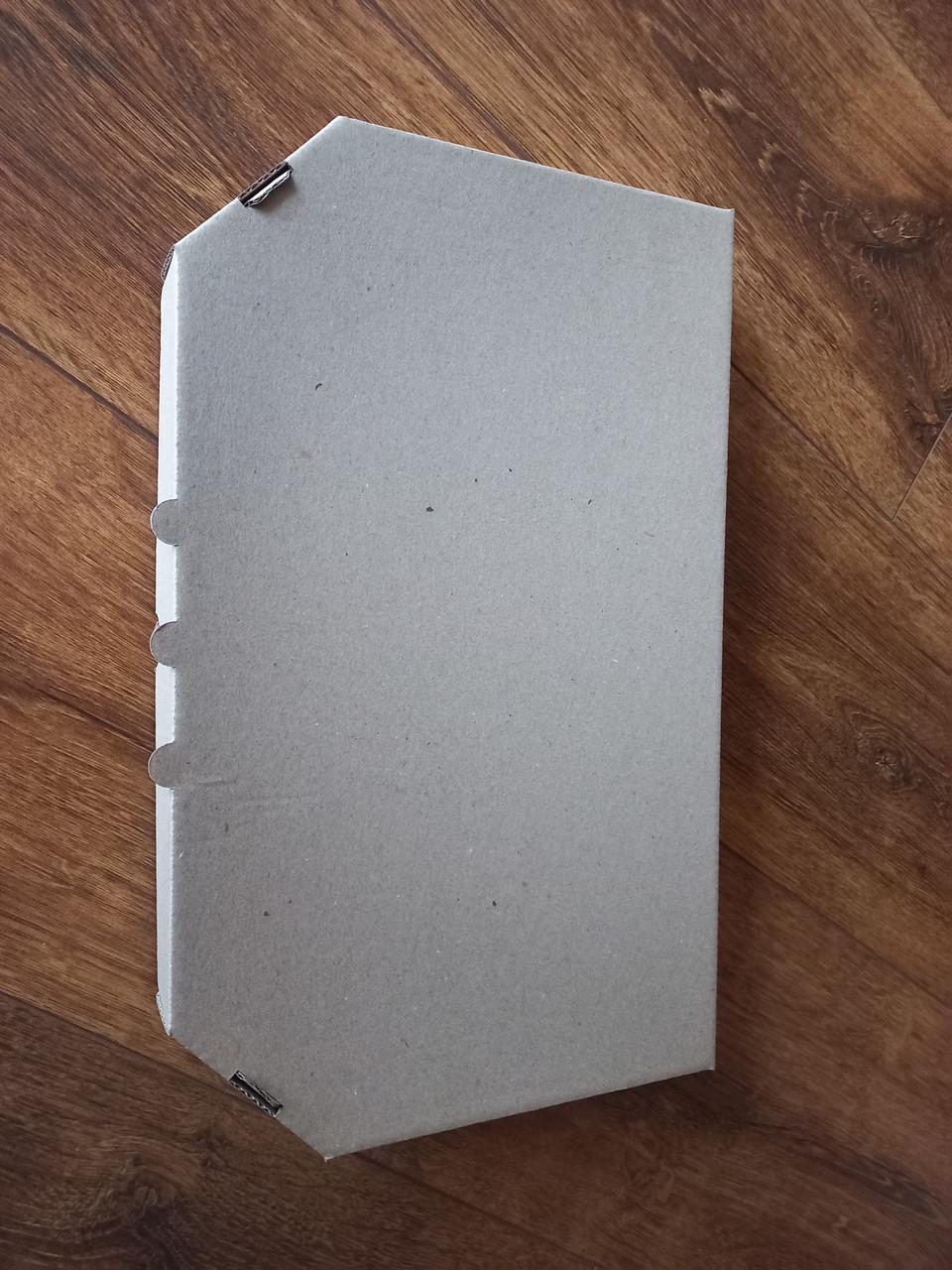 Коробка для хачапурі кальцоне пирогів чебуреків 370х220х37 мм 100 шт. (1749564045) - фото 3