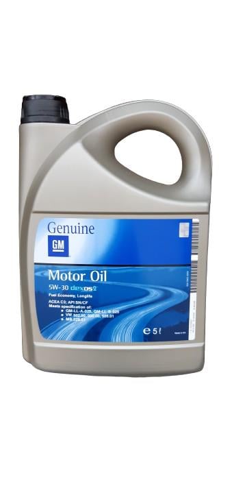 Масло GM Dexos 2 Longlife 5W-30 моторне 5 л