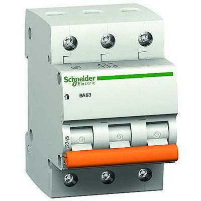 Автоматический выключатель Schneider Electric для дома 3P 20A C 4,5kA ВА63 11224 (2212871255)