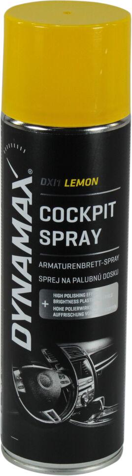 Полироль для пластика Dynamax Cockpit Spray Lemon 500 мл (606136)